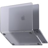 Macbook Pro M1 / M2 13'' ile Uyumlu Sert Polikarbonat Koruyucu Kılıf (A1706/A1708/A1989/A2159/A2251/A2289/A2338) (Mat Koyu Gri)