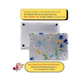 MacBook Pro Retina 13 Inç Kılıf A1425 A1502 Uyumlu Tropikal Yaprak ve Çiçek Desenli Sert Kapak Hard Case Ince Hafif Laptop Koruyucu R-622 - 1 GB - 00-Siyah - Beyaz - Option-1