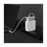 MacBook Şarj Adaptör Kılıfı 140W Usb-C Uyumlu A2485 A2780 A2991 A3403 A3186 A3428 A3429 | MacBook Pro Sert Koruyucu Kapak Kablo Düzenleyici Şarj Kablosu Koruyucu Şeffaf - Option-1 - 00-Siyah - Beyaz