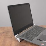 Macbook Standı Leptop Diz Üstü Bilgisayar Standı Beyaz Renk - 1 GB