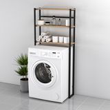 Macco Mobilya Viyana Çamaşır Makinesi Dolabı Banyo Rafı Çamaşır Makina Üstü Dolap Banyo Düzenleyici - Sonomo