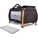 Maccon Baby Gold Beşik 70x110 cm Siyah Oyun Parkı Park Yatak