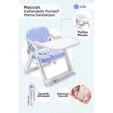 Maccon Portatif Mama Sandalyesi - Lila