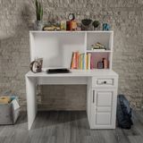 Macera Mobilya Gözde Mdf Çalışma Masası (Genç Odası) - 100x120x55 - Beyaz