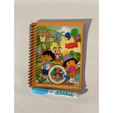 Macera Peşinde Magic Book Eğitici İngilizce Sihirli Boyama Kitabı Su Kalemi Water Painting Turuncu