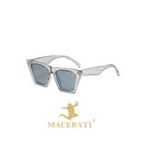 MACERATİ Alore Kadın Füme Siyah Ultra Hafif UV400 Filtreli Cat Eye Güneş Gözlüğü