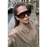 MACERATİ Bapy Forld Vintage Siyah Turuncu Nude Unisex Güneş Gözlüğü