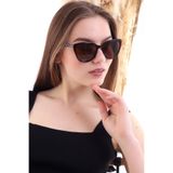 MACERATİ Bianca Kadın Kahverengi Cat Eye Ultra Hafif UV400 Güneş Gözlüğü
