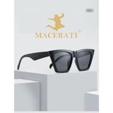 Macerati Cat B Kadın Güneş Gözlüğü UV 400 Koruma ile Şık Siyah Kemik Çerçeve