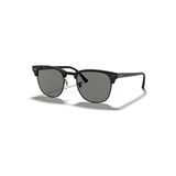 Macerati Clubmaster Unisex Siyah Oval Çerçeve Güneş Gözlüğü - Çok Renkli