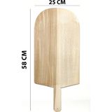 Macgon 58×25 Ahşap Lahmacun-Pide Küreği-Fırın Küreği-Pizza Küreği