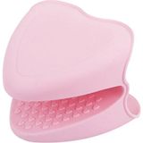 Macgon Açık Pembe Kalp Şekilli Fırın Eldiveni