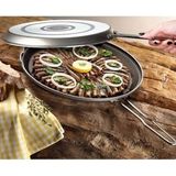 Macgon Çift Taraflı Ikiz Balık Börek Tava 28 cm