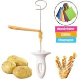 Macgon Çubukta Patates Dilimleyici Aparat + Alışveriş Çantası Hediye