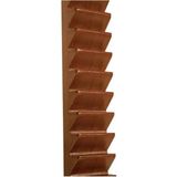 Macgon Duvara Monte 130X7 cm Ahşap Parmak Merdiveni