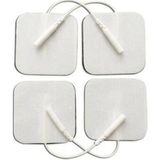 Macgon Kablolu / Soketli Elektrot 5*5 cm Ems Tens Cihazı Pin Girişli Elektrod , 2 Paket = 8 Adet