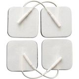 Macgon Kablolu / Soketli Elektrot 5*5 cm Tens Cihazı Pin Girişli Elektrod , 1 Paket = 4 Adet