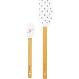 Macgon Kalp Desenli 2li Silikon Spatula Seti