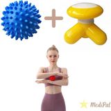 Macgon Kas Gevşetici - Dikenli Duyu Uyarıcı El Ayak Sırt Vücut Egzersiz Topu Mini Massager Massage Ball