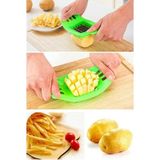 Macgon Kulplu Patates Dilimleyici 17X11CM Küp Patates Doğrayıcı, Dilimleyici