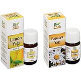 Macgon Limon ve Papatya Aromatik Masaj Cilt Bakım Yağ Seti 20 ml