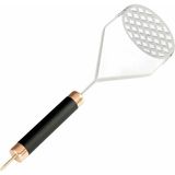 Macgon Lüx Metal Siyah Bronz Patates Ezici