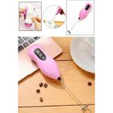 Macgon Mini Mixer Kahve Süt Köpürtücü Karıştırıcı Cappucino Mikser Pembe