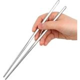 Macgon Oem Metal Paslanmaz Çelik Chopstick Çin Çubuğu 2 Adet