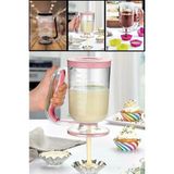 Macgon Pancake Ölçekli Krema Hamur Puding Porsiyonlayıcı Dağıtıcı Akıtma Yardımcısı Hamur Dağıtıcı
