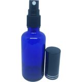 Macgon Parfüm ve Kolonya Şişesi 30 ml 5 Adet Siyah Kapak Boş Cam Şişe