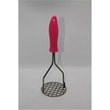 Macgon Pembe Saplı Metal Patates Ezici