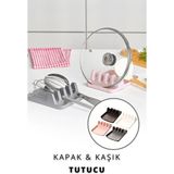 Macgon Pratik Çoklu Kepçe Kaşık ve Kapak Tutma Aparatı