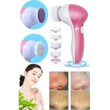 Macgon Profesyonel 5 In 1 Yüz Masaj Aleti Bakım Seti Peeling Yüz Temizleme 5 Başlıklı Masaj Seti Pilli Pro