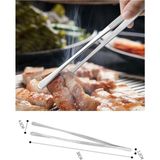 Macgon Profesyonel Profesyonel Şef Cımbızı 30 cm - Barbekü Maşa Cımbızı - Et Kızartma Maşası