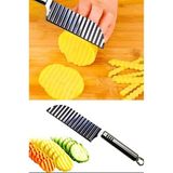 Macgon Şekilli Patates Kesici Bıçak&sebze Zigzag Kesme Kesici