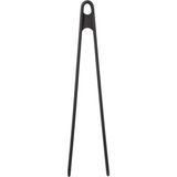 Macgon Silikon Kızartma Maşası Siyah 29 cm - Büyük Boy Komple Silikon Maşa Siyah