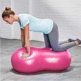 Macgon Spor Yoga Topları Pilates Fıstık Spor Topu Jimnastik Egzersiz Denge Fitball Egzersiz Masaj Topu