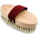 Macgon Tam 12 Doğal At Kılı Fırça Banyo Masaj Peeling Selülit Çatlak Giderici Natural Vücut Fırçası