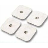 Macgon Tens Elektrodu Yapışkanlı 5 x 5 cm 4'lü Paket Tens Pedi Çıt Çıtlı
