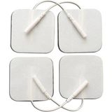 Macgon Tens Pedi Kablolu, 5x5 cm Kablolu Elektrod Iğne Uçlu Giriş 4 Adet