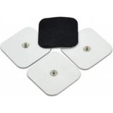 Macgon Tens Pedi Tens Elektrodu 5 cm x 5 cm Çıtçıtlı 4'lü 4 Paket (Pakette Toplam 16 Adet)