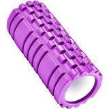 Macgon Yüksek Yoğunlukta Orta Sert Deluxe Foam Roller Masaj Köpüğü Pilates Masaj Rulosu Mor