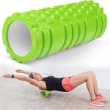 Macgon Yüksek Yoğunlukta Orta Sert Deluxe Foam Roller Masaj Köpüğü Pilates Masaj Rulosu Yeşil