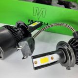 Mach Bam5 H7 Beyaz Led Xenon Far Ampül Zenon Led Işık Şimşek Etkili