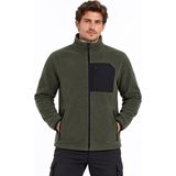 Machi Erkek Polar Ceket 3 Cepli Ön Parça Detaylı Kol Ucu Biyeli Füme Gri Haki Lacivert Siyah - XL