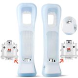 Machine-Ya Wii Motion Plus Adaptör Sensörü Hızlandırıcı Nintendo Uzaktan Kumanda Wii U Motion Plus (Beyaz (1 ADET))