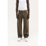 Machinist Erkek Abstract Distressed Patterned Baggy Jean Pantolon Haki - Khaki