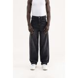 Machinist Erkek Basic Baloon Fit Baggy Jean Pantolon Efektli Antrasit - 31