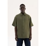 Machinist Erkek Basic Cotton Gömlek Haki - XL