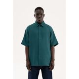 Machinist Erkek Basic Cotton Gömlek Yağ Yeşili - Green - XL